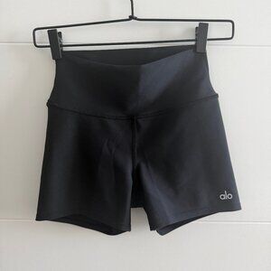 AloYoga High Waist Short, Black, size S